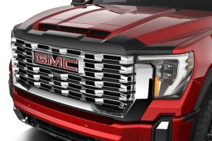 GMC Sierra 1500 Hood Deflector - Husky Liners - Aeroskin - Smoke - `19-`24